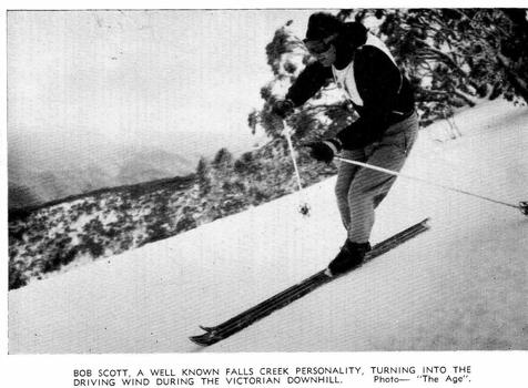 Bob Scott during Downhill Championships