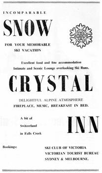 Advertisement - Snow Crystal Inn