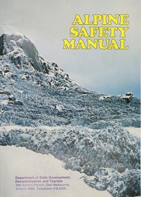 Alpine Safety Manual Front Cover