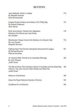 Contents page - Reviews