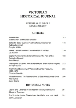 Contents page - Articles and Historical Notes