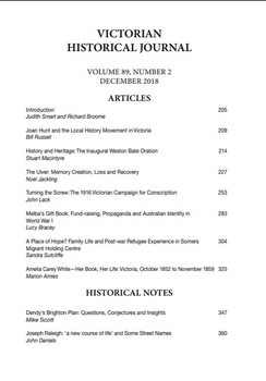 Contents - Articles and Historical Notes