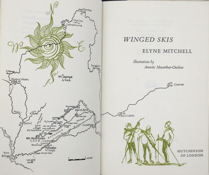Winged Skis Title page and Map