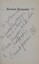 Ernest Forras autograph inside book