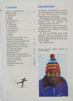 Swix Advance Waxing - Contents and Introduction
