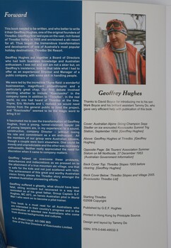 Starting Thredbo - Foreword and Author Profile