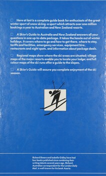 Skier's Guide - Back Cover