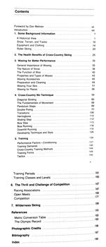 Cross-Country Skiing - Contents