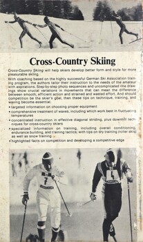 Cross-Country Skiing - Back Cover