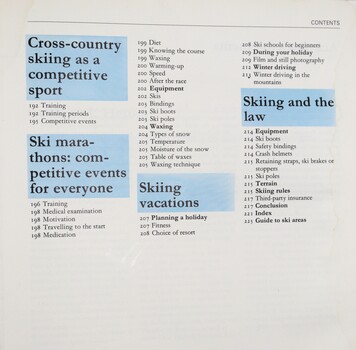 The Complete Skiing Handbook - Contents 3