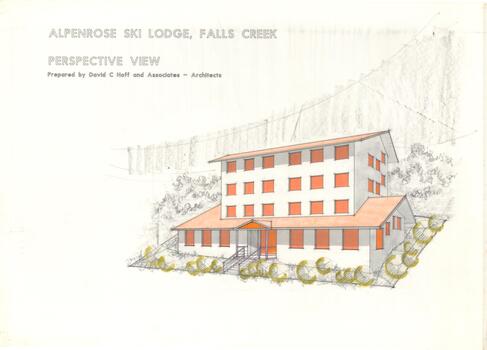 Alpenrose Ski Lodge Perspective View