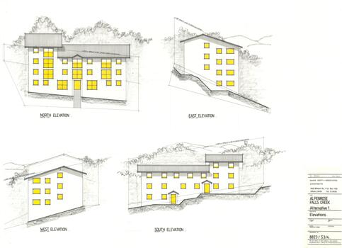 Alpenrose Plans - Side elevations