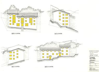 Alpenrose Plans - Side elevations