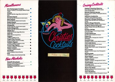  Christies Cocktail Menu 3 