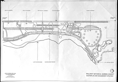 Work on paper - Ballarat Botanical Garden Concept, Masterplan and Management Strategy, Unknown