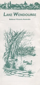 Work on paper - Lake Wendouree, Information Brochure, Lake Wendouree, Ballarat, Victoria, Australia