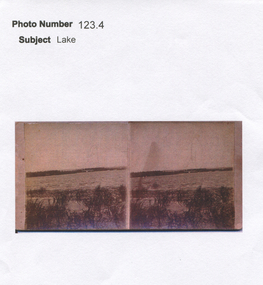 Work on paper - A Sepia Print of Lake Wendouree, During the Early Years by Lake Wendouree