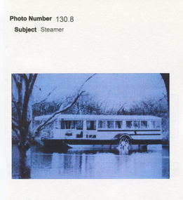 Work on paper - A Steamer on the Lake, A Steamboat on Lake Wendouree, Ballarat, Victoria