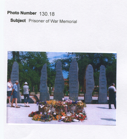 Work on paper - War Memorial, Ballarat Botanical Gardens, Prisoner of War Memorial