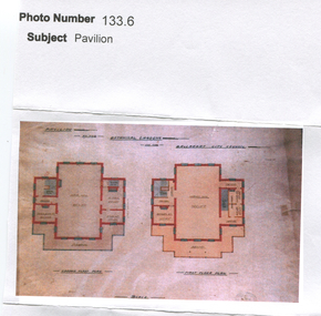 Work on paper - Pavilion Plan and Lease Offer, Ballarat Botanical Gardens, Wendouree Parade