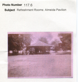 Work on paper - Almeida Pavilion, Refreshment Rooms, Lake Wendouree, Ballarat, Victoria