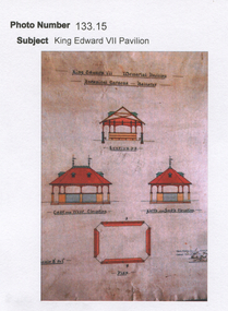 Work on paper - King Edward V11 Pavilion, On the shores of Lake Wendouree, Ballarat