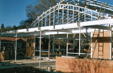 Photograph - Digital image, Constructing Cuthbert House