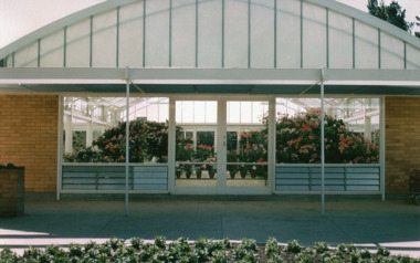 Photograph - Digital image, Front of Cuthbert Begonia House