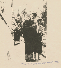 Work on paper - Research by Jennifer Burrell, 2/2011. Documents and Pictures Relating to Matilda L. Thompson, Mrs Matilda Thompson MBE, 1870-1959