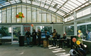 Photograph - Digital image, Band at Begonia House Dismantling Party