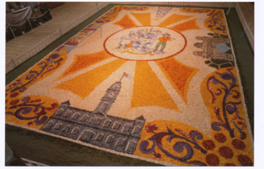 Photograph - Digital image TIFF, Floral Carpet 1984