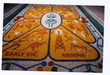 Photograph - Digital image TIFF, Floral carpet 1985
