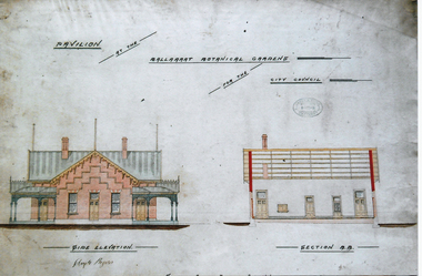 Photograph - Digital image - jpg, Gardens Pavilion design, Ballaarat