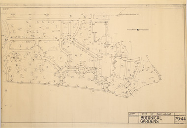 Plan - Survey Plan A, G. Creek, City of Ballarat Botanical Gardens