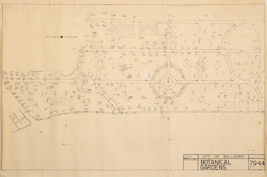 Plan - Survey Plan A, G. Creek, City of Ballarat Botanical Gardens