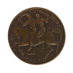 Medal - Strathfieldsaye Victorian Centenary Medal, Andor Meszaros, 1951