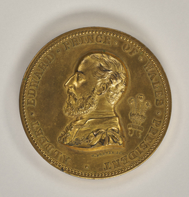 Medal - 1873 International Exhibition Medal, G. T Morgan, 1873