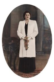 Photograph - Portrait, Vincent Kelly, Mrs L.W. Galvin Mayoress 1944 - 45