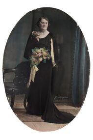 Photograph - Portrait, Vincent Kelly, Mrs J.A. Michelsen Mayoress 1935 -36, c. 1936