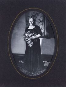 Photograph - Portrait, Reg V Brock, Mrs R. Poulston Mayoress 1949 - 50, 1954 - 55, c 1950
