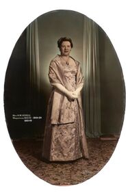 Photograph - Portrait, Vincent Kelly, Mrs H.W. Snell Mayoress 1955 - 56, c 1956