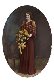 Photograph - Portrait, Vincent Kelly, Mrs A Staples Mayoress 1934 - 35