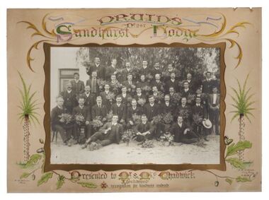 Photograph, W H Robinson, Druids Sandhurst Lodge No. 247, 01 / 11/ 1910