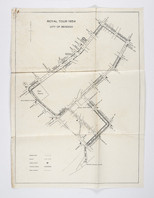 Document - Set of correspondence re Queen Elizabeth tour of Bendigo, Mrs T. R. Mannix, February 8th, 1954