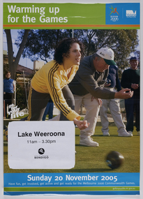 Poster - Advertising poster, Warming up for the Games, 2005