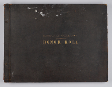 Book, Borough of Eaglehawk  Honor Roll, 1921