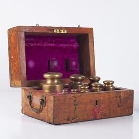 Instrument - Weights and Measures, Troy Weight Set, c 1865
