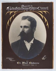 Photograph - Portrait of Councillor Osbourne, W H Robinson, C 1910