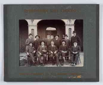 Photograph - Councillor group portrait, W H Robinson, Strathfieldsaye Shire Council, 1909
