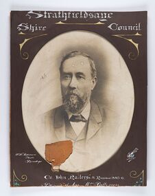 Photograph - Portrait of Councillor Patterson, W H Robinson